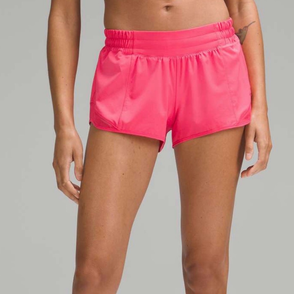 Lululemon Pink hotty hot shorts